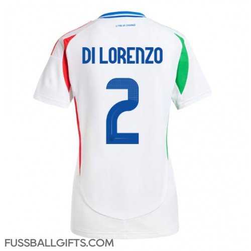 Italien Giovanni Di Lorenzo #2 Fußballbekleidung Auswärtstrikot Damen EM 2024 Kurzarm